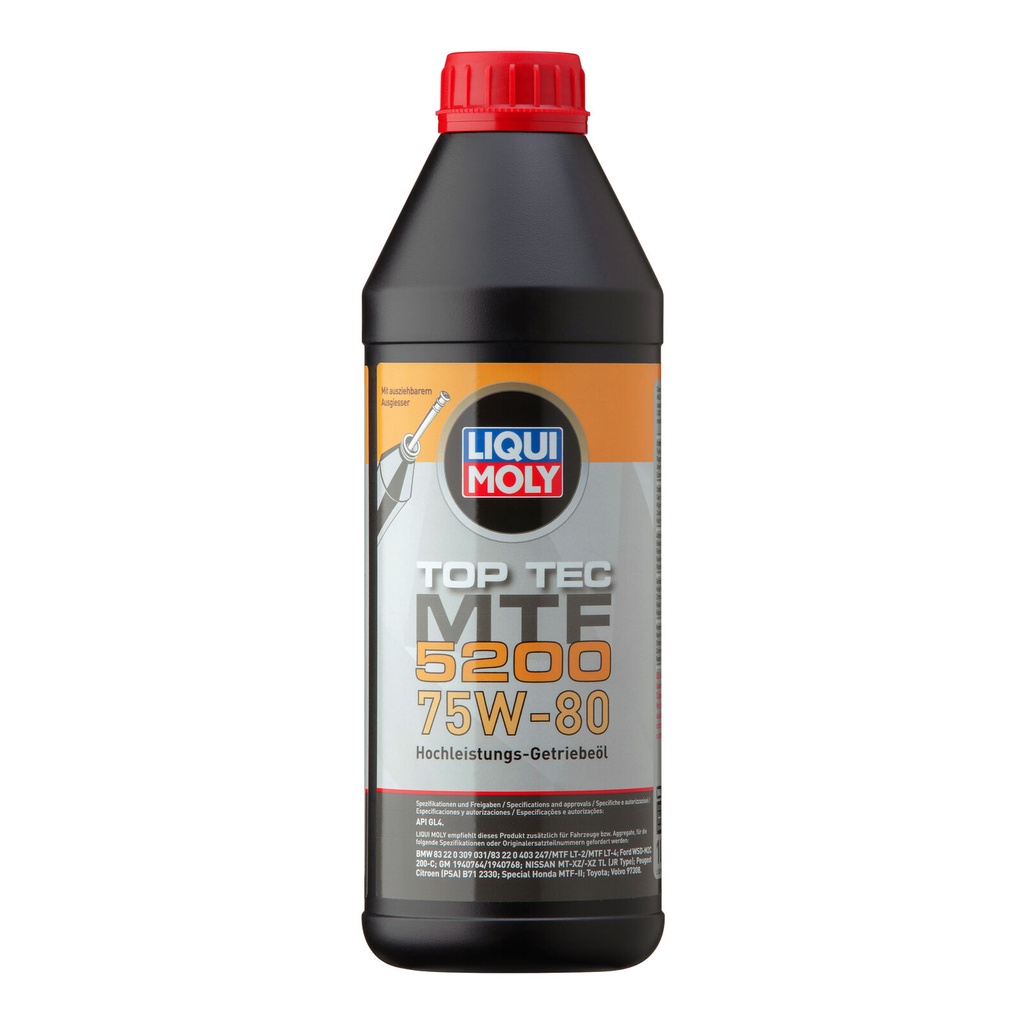 Liqui Moly Chesil Gearbox Top Tec MTF 5200 Oil 1L