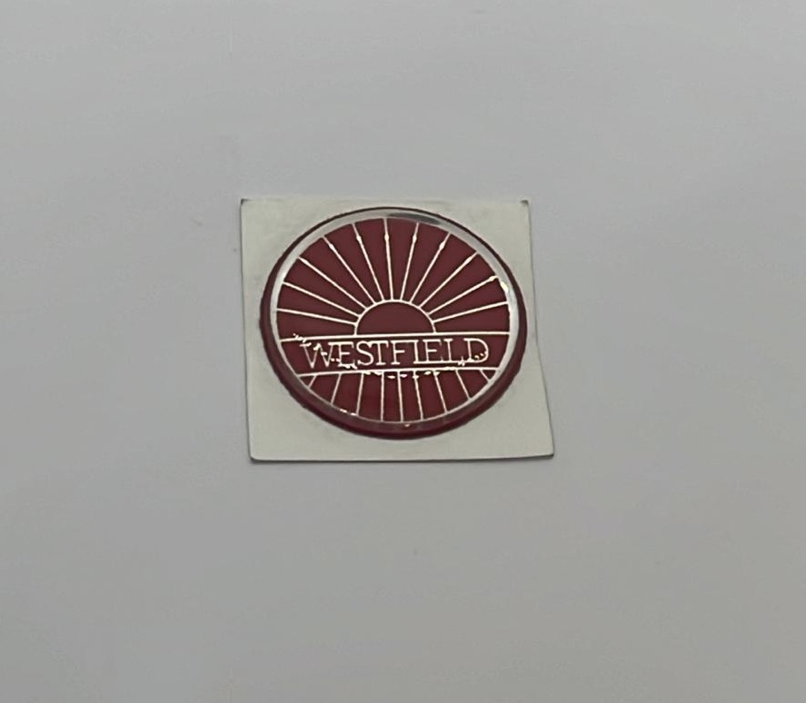 Westfield Badge 25mm Red/Silver