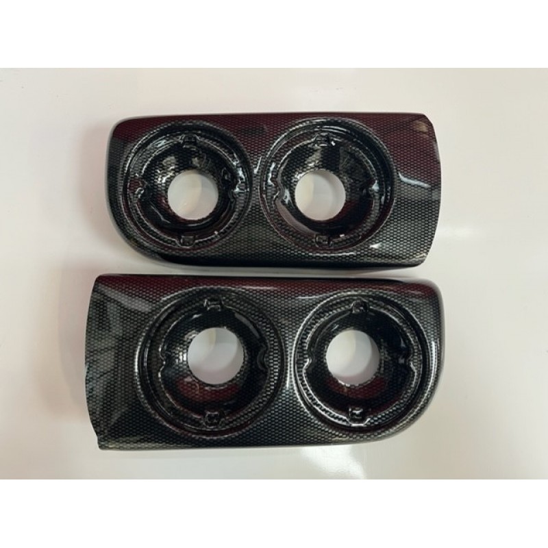 ZK Carbon Effect Rear Light Housings