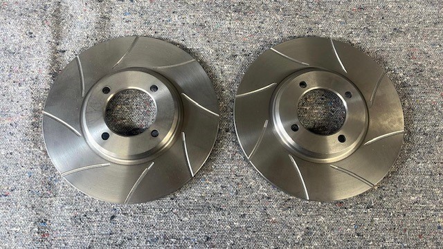 Front Grooved Brake Disc N/S