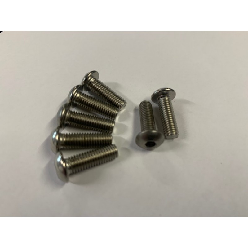 M5 x 16 Stainless Steel Button Heads
