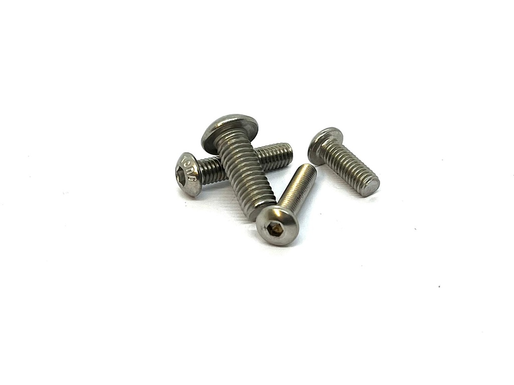 M6 x 20 Stainless Steel Button Head