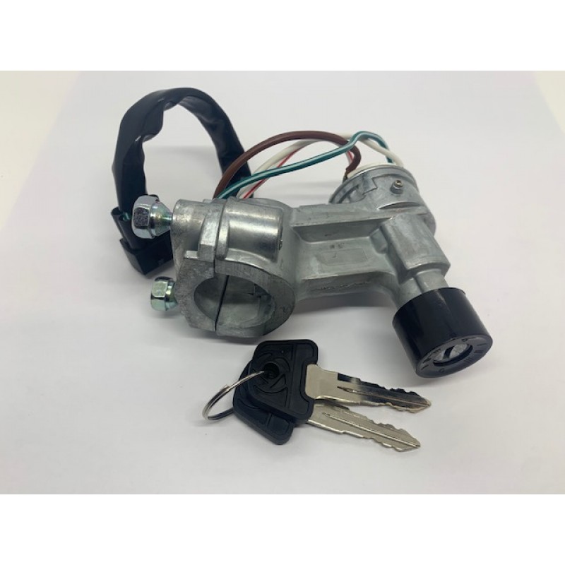 Steering Column Lock With Keys and Loom