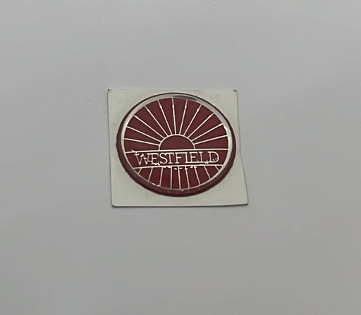 [6131010] Westfield Badge 25mm Red/Silver