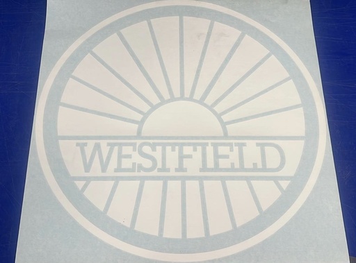 [6131041] Westfield White Bonnet Transfer - 430mm