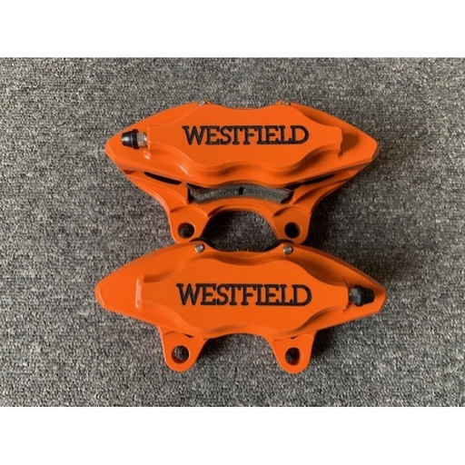 [2342174] Orange HS 4 Pot Front Brake Caliper RH