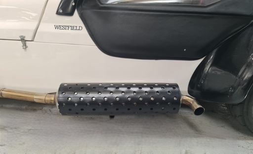 [1715044] 6" Silencer Exhaust Cover Satin Black