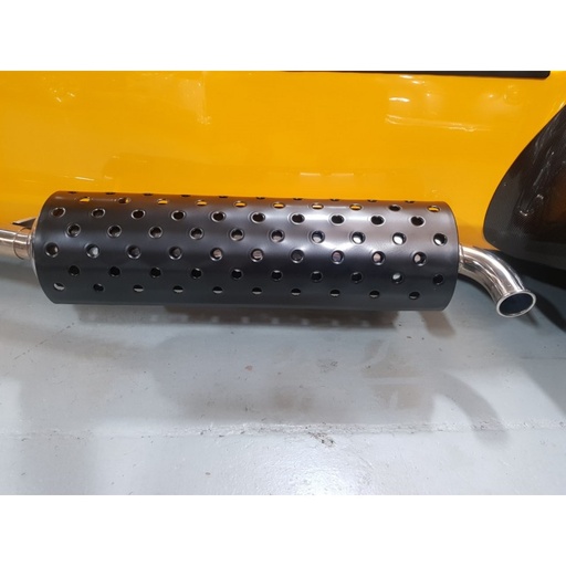 [1715046] 6" Silencer Exhaust Cover Powder Coated