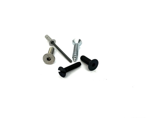 [8191420] M4 x 20 Countersunk Plastic Screw