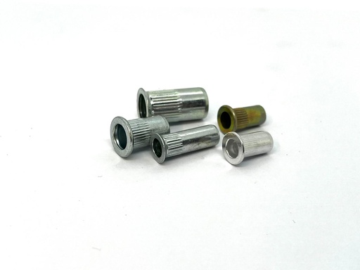 [6542846] M8 x 4-6mm Countersunk Open Steel Rivnut