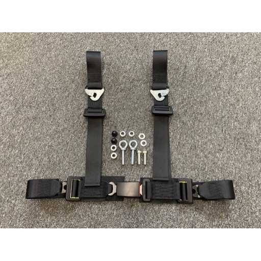 [4611003] 4 Point Harness with 2" strap Black